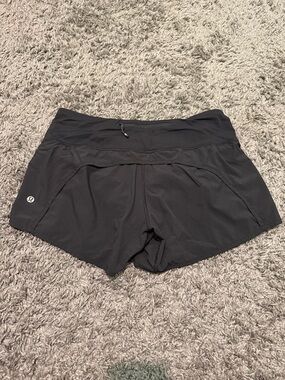 lululemon athletica Black Women's Run/Training Shorts